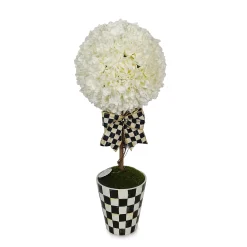 MacKenzie-Childs Ivory Topiary Drop In - Large* Greenery & Florals