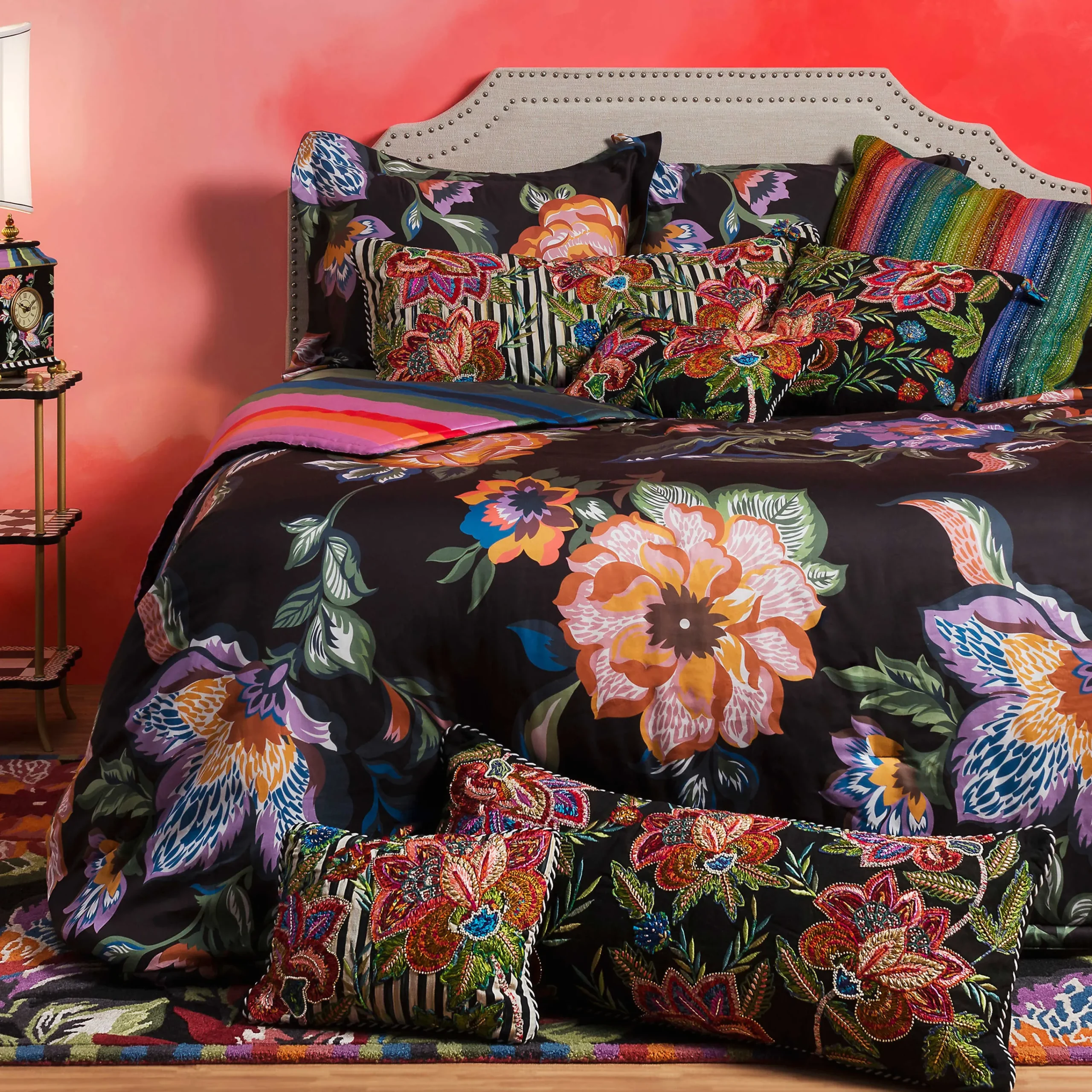 MacKenzie-Childs Jaipur Multi Stripe Pillow* Pillows, Throws, & Cushions