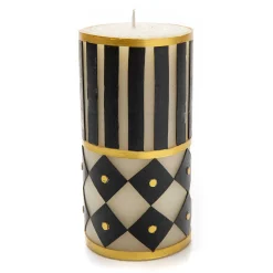 MacKenzie-Childs Jester Pillar Candle - 6"* Candles & Fragrances