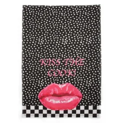 MacKenzie-Childs Kiss The Cook Dish Towel* Kitchen & Table Linens