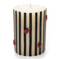 MacKenzie-Childs Ladybug Pillar Candle - 4"* Candles & Fragrances
