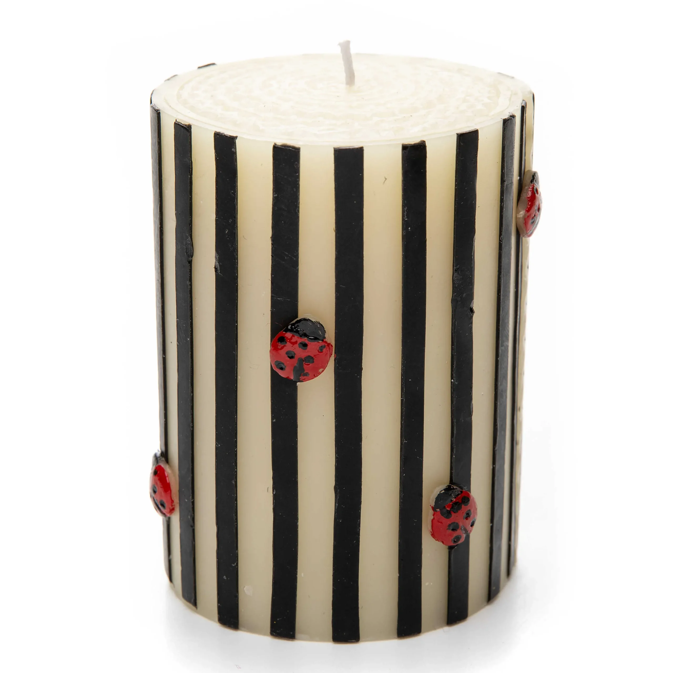 MacKenzie-Childs Ladybug Pillar Candle - 4"* Candles & Fragrances