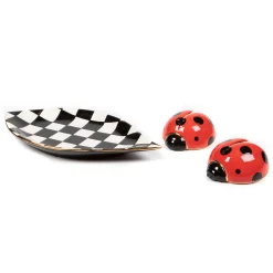 MacKenzie-Childs Ladybug Salt & Pepper Set* Outdoor Entertaining