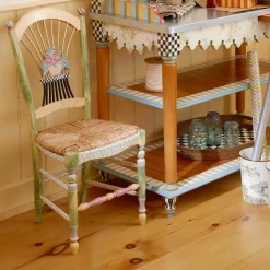 MacKenzie-Childs Light Flower Basket Side Chair* Dining Room & Kitchen