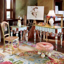 MacKenzie-Childs Light Flower Basket Side Chair* Dining Room & Kitchen