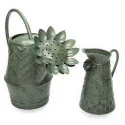 MacKenzie-Childs Lotus Watering Can* Garden Accessories