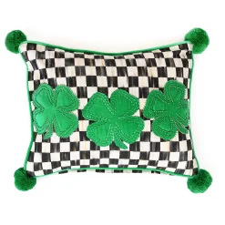 MacKenzie-Childs Lucky Clover Lumbar Pillow* Pillows, Throws, & Cushions
