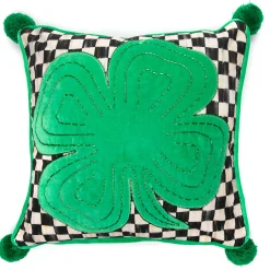 MacKenzie-Childs Lucky Clover Pillow* Pillows, Throws, & Cushions