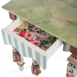 MacKenzie-Childs Marble Side Table* Entryway Furniture