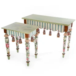 MacKenzie-Childs Marble Side Table* Entryway Furniture