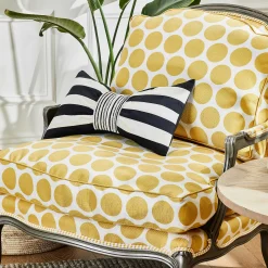 MacKenzie-Childs Marquee Bow Pillow* Pillows, Throws, & Cushions