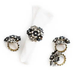 MacKenzie-Childs Marquee Napkin Rings - Set Of 4* Table Accessories