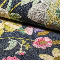 MacKenzie-Childs Midnight Floral Rug - 5' X 8'* Rugs