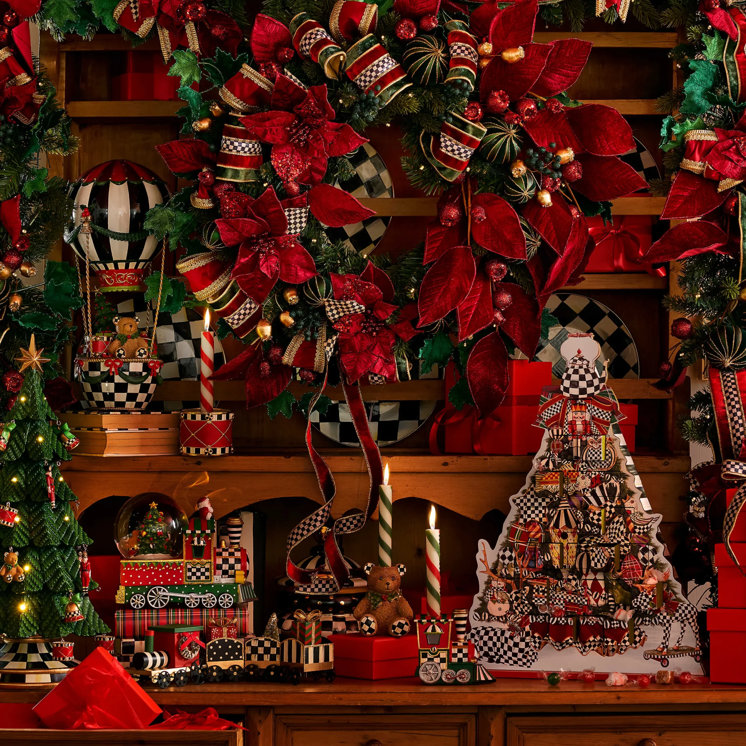 MacKenzie-Childs Mini Dinner Candles - Candy Cane - Set Of 6* Candles & Fragrances