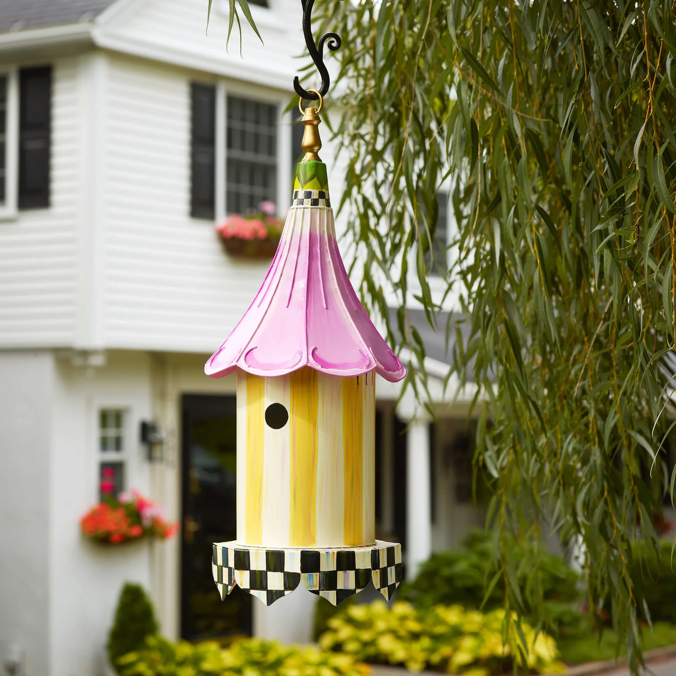 MacKenzie-Childs Morning Glory Birdhouse* Garden Accessories