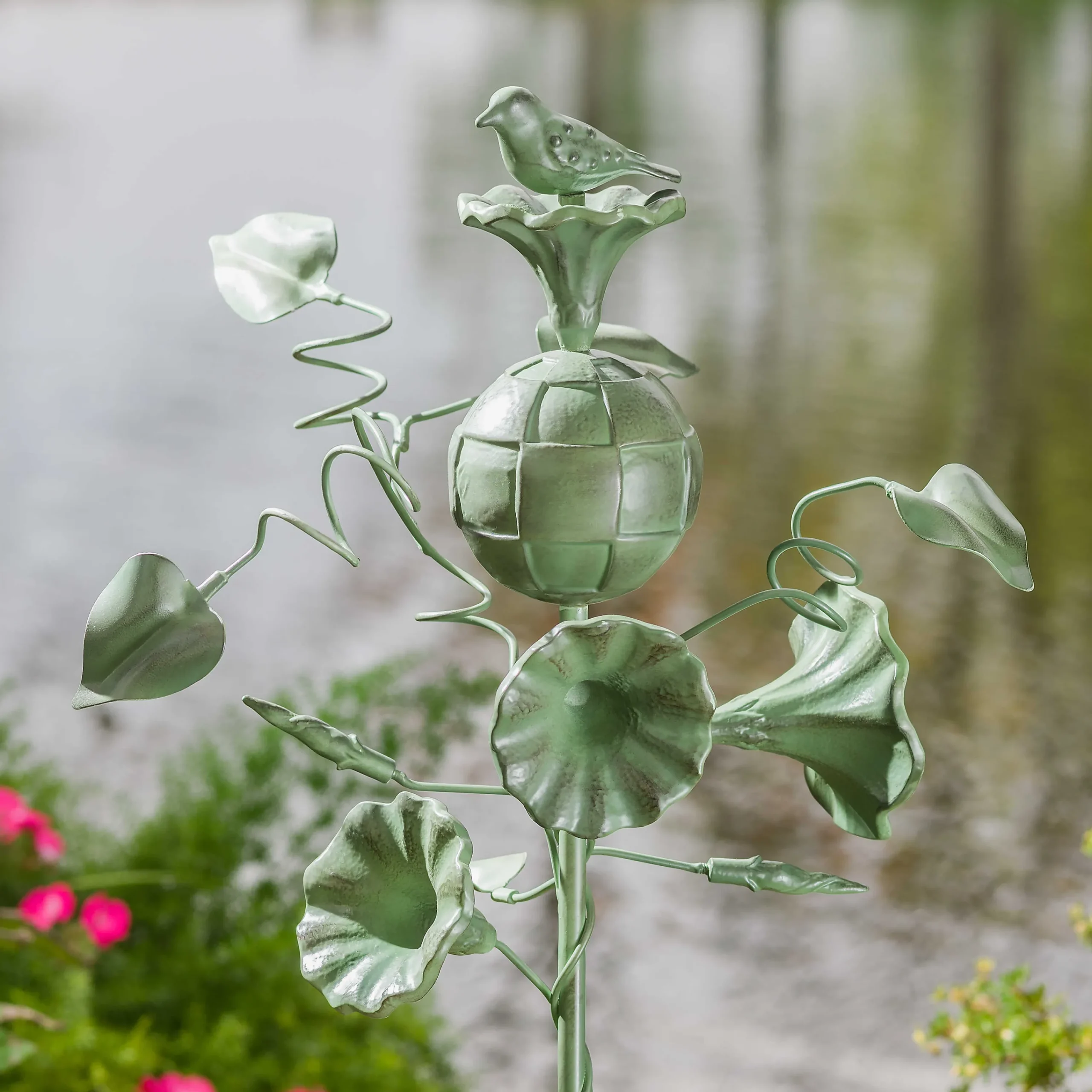 MacKenzie-Childs Morning Glory Garden Stake* Garden Accessories