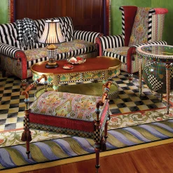 MacKenzie-Childs Musette Bench - 2'* Entryway Furniture