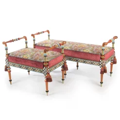 MacKenzie-Childs Musette Bench - 2'* Entryway Furniture
