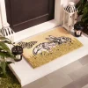 MacKenzie-Childs Nesting Bunny Entrance Mat* Outdoor Rugs & Mats