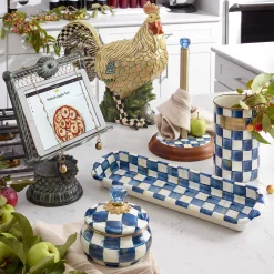 MacKenzie-Childs Nesting Chicken Cookbook Stand* Kitchen Storage & Organization