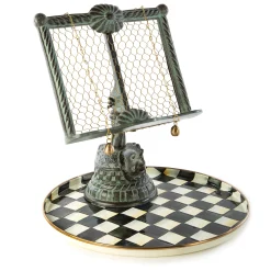 MacKenzie-Childs Nesting Chicken Cookbook Stand* Kitchen Storage & Organization