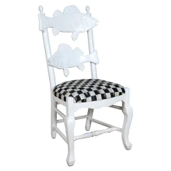 MacKenzie-Childs Outdoor Fish Chair - Courtly Check* Outdoor Furniture