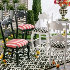 MacKenzie-Childs Outdoor Fish Chair - Courtly Check* Outdoor Furniture