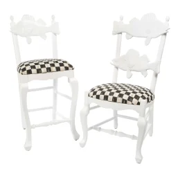 MacKenzie-Childs Outdoor Fish Chair - Courtly Check* Outdoor Furniture
