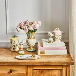 MacKenzie-Childs Parchment Check Great Vase* Room Accents