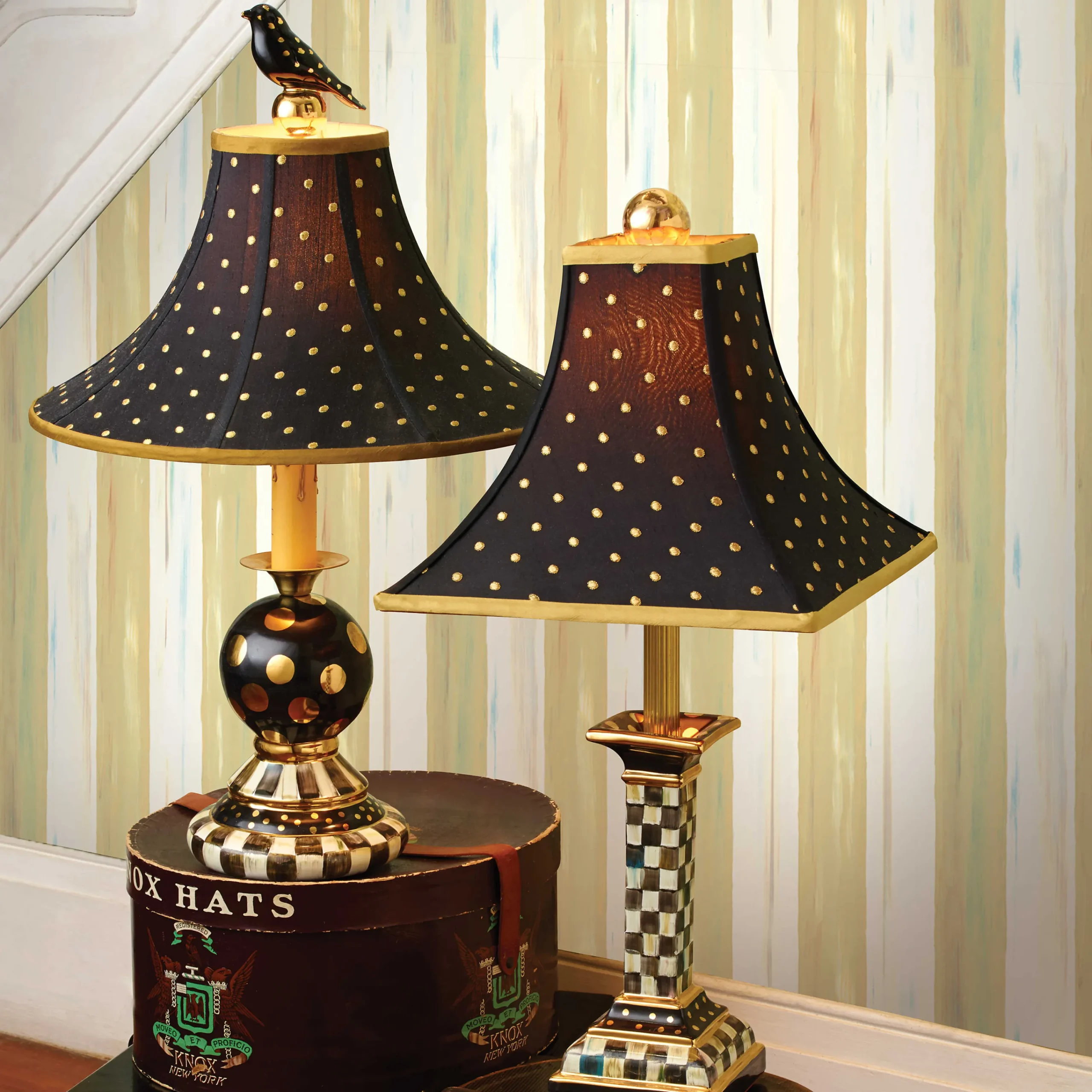 MacKenzie-Childs Parchment Stripe Wallpaper* Room Accents