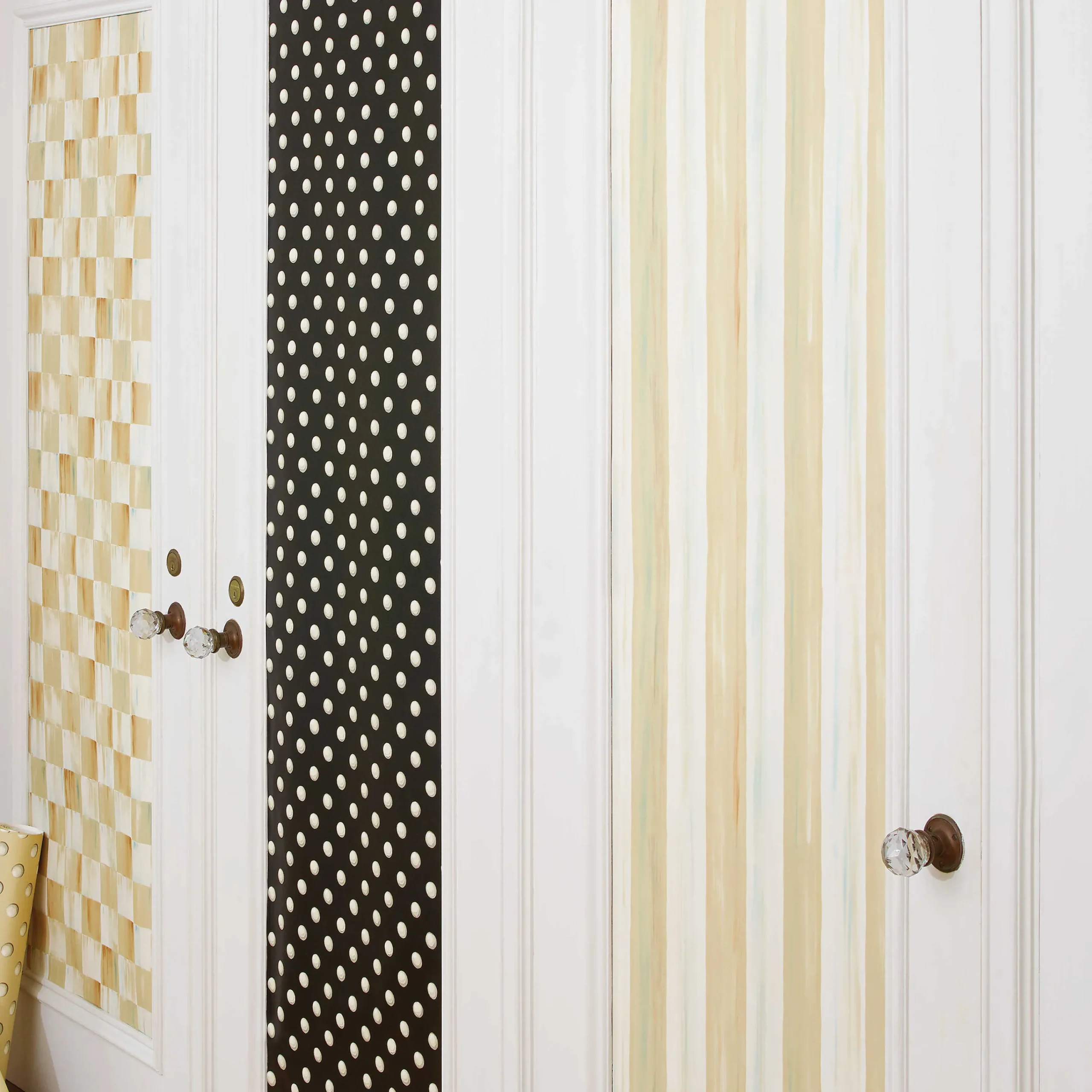 MacKenzie-Childs Parchment Stripe Wallpaper* Room Accents