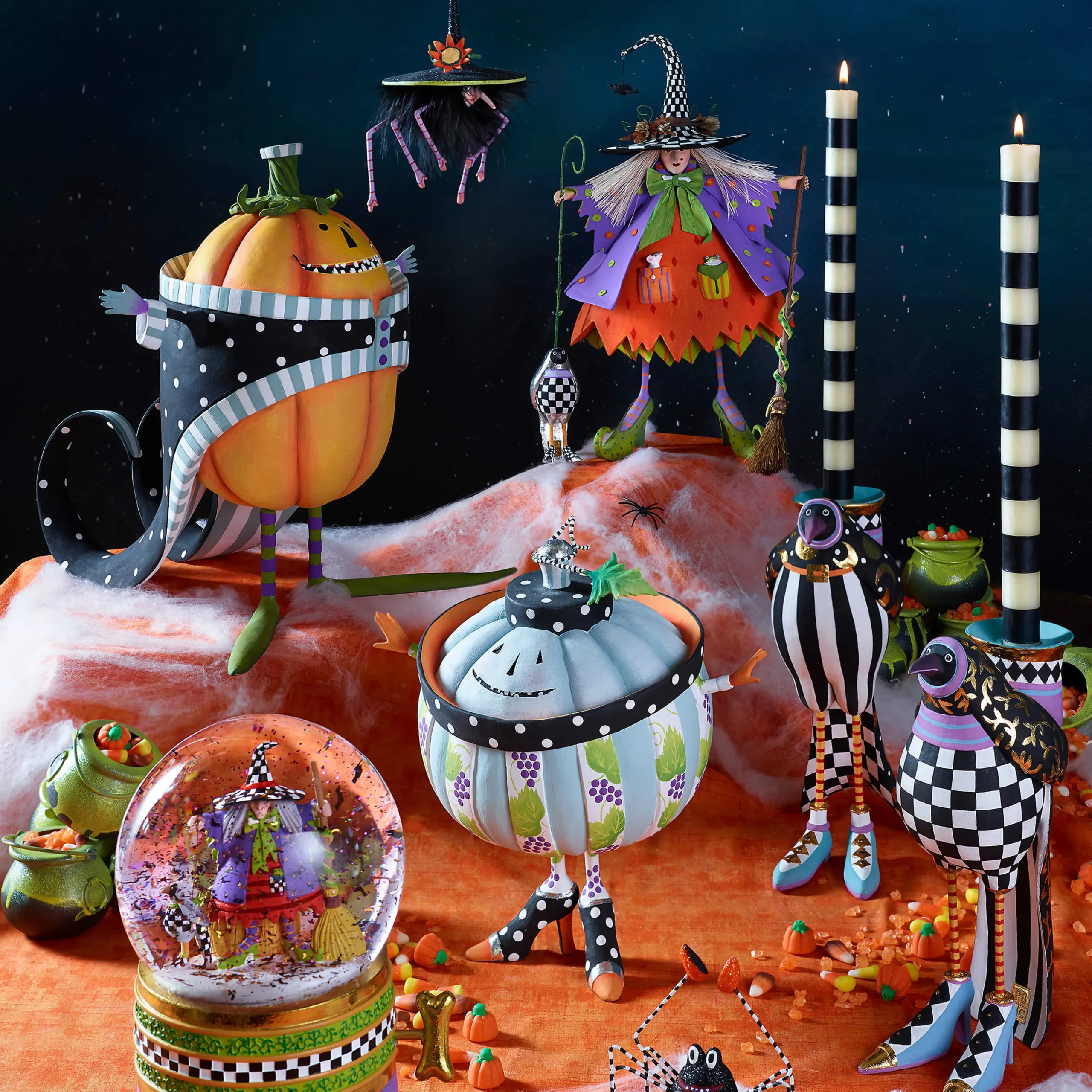 MacKenzie-Childs Patience Brewster Carl Crow Candle Holder* Candles & Fragrances