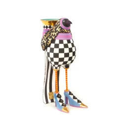 MacKenzie-Childs Patience Brewster Carla Crow Candle Holder* Candles & Fragrances