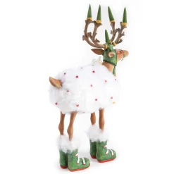MacKenzie-Childs Patience Brewster Dash Away Blitzen Reindeer Figure* Room Accents
