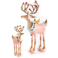 MacKenzie-Childs Patience Brewster Dash Away Cupid Reindeer Figure* Room Accents