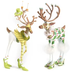 MacKenzie-Childs Patience Brewster Dash Away Prancer Reindeer Figure* Room Accents