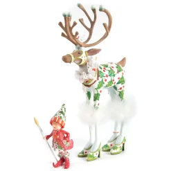 MacKenzie-Childs Patience Brewster Dash Away Vixen Reindeer Figure* Room Accents