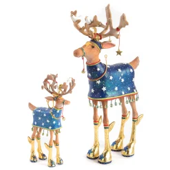 MacKenzie-Childs Patience Brewster Dash Away Comet Reindeer Figure* Room Accents
