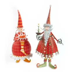 MacKenzie-Childs Patience Brewster Dash Away Dashing Santa Figure* Room Accents