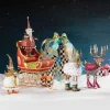 MacKenzie-Childs Patience Brewster Dash Away Mrs. Santa Figure* Room Accents