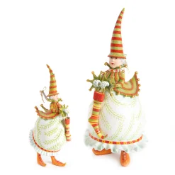 MacKenzie-Childs Patience Brewster Dash Away Mrs. Santa Figure* Room Accents