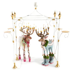 MacKenzie-Childs Patience Brewster Dash Away Dasher Reindeer Figure* Room Accents