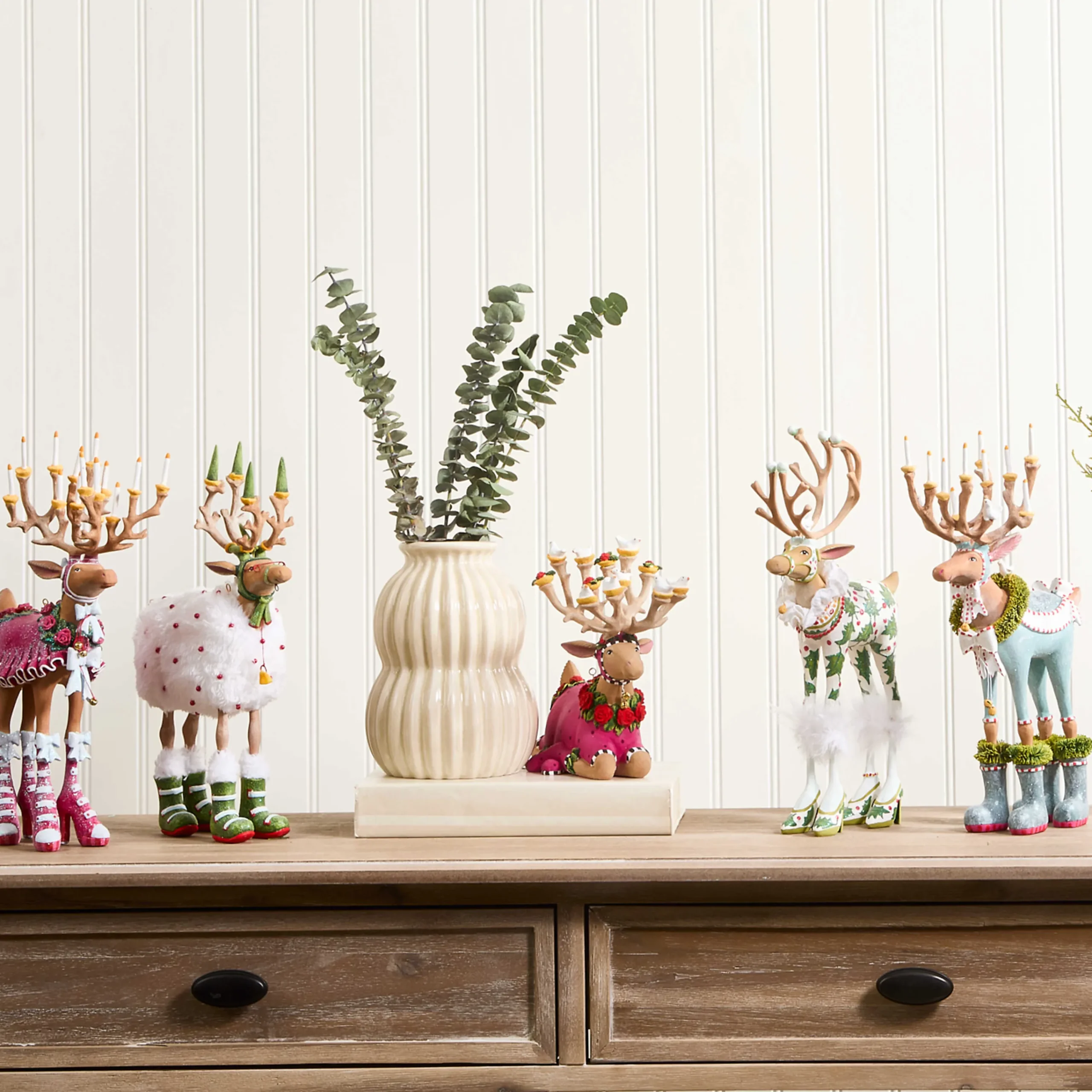 MacKenzie-Childs Patience Brewster Dash Away Donna Reindeer Figure* Room Accents