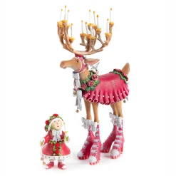 MacKenzie-Childs Patience Brewster Dash Away Donna Reindeer Figure* Room Accents