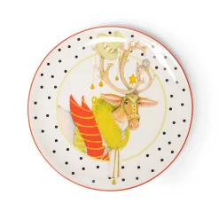 MacKenzie-Childs Patience Brewster Dash Away Dessert Plates - Set Of 4* Dinnerware & Flatware