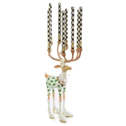 MacKenzie-Childs Patience Brewster Dash Away Vixen Reindeer Candelabra* Candles & Fragrances