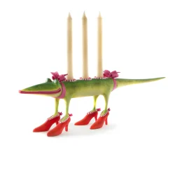 MacKenzie-Childs Patience Brewster Gloria Alligator Candle Holder* Candles & Fragrances