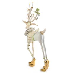 MacKenzie-Childs Patience Brewster Moonbeam Prancer Reindeer Figure* Room Accents
