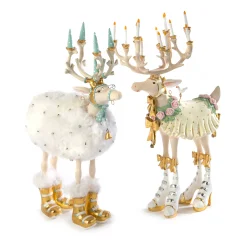 MacKenzie-Childs Patience Brewster Moonbeam Blitzen Reindeer Figure* Room Accents