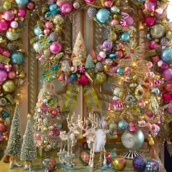 MacKenzie-Childs Patience Brewster Moonbeam Dasher Reindeer Figure* Room Accents